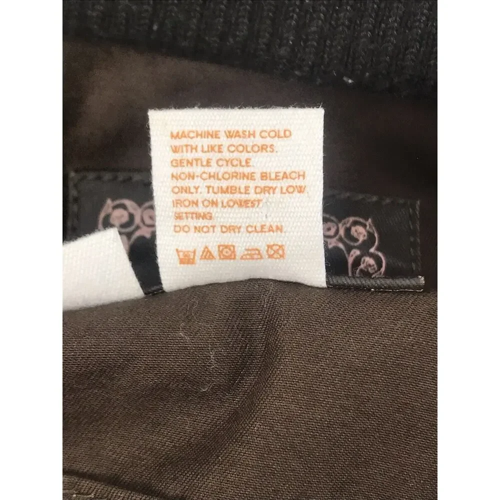 J. Crew Brown Washed & Aged Utility Jacket Womens S